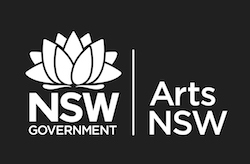 Arts NSW logo White Rev on Blk RGB1