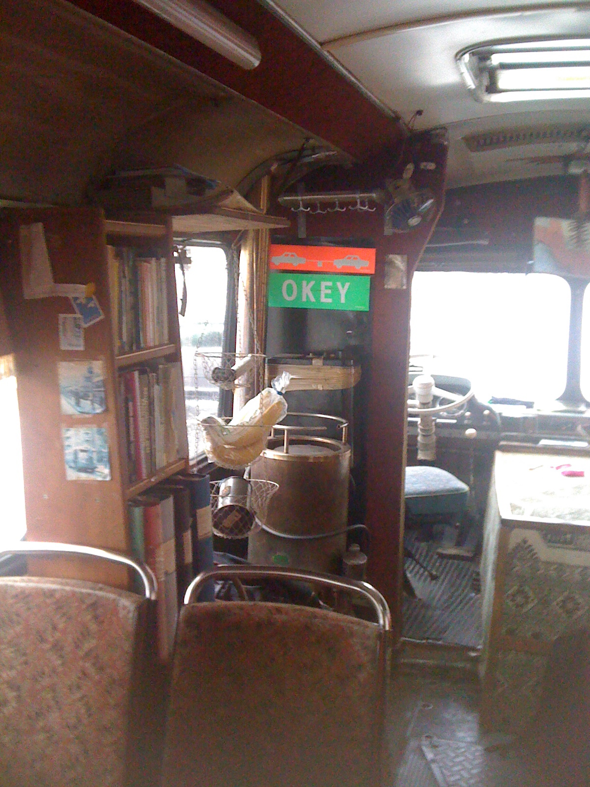 Sören Runolf's bus, interior 1